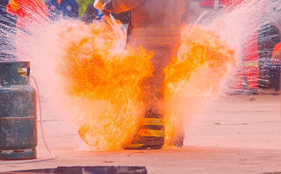 Formación técnico contra incendios